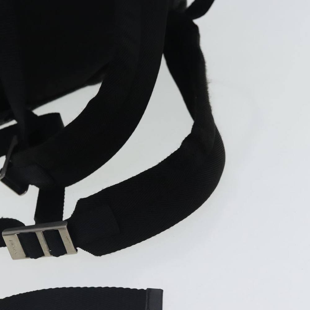 Prada Backpack Wool Gray Silver Auth Bs19226 - image 7